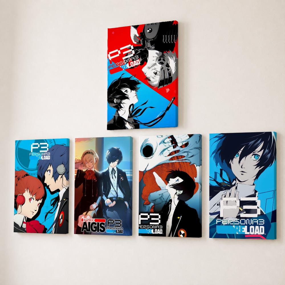 Canvas Wrap Ready - Video Oyunu P-Persona 3 Tablo Kaligrafi