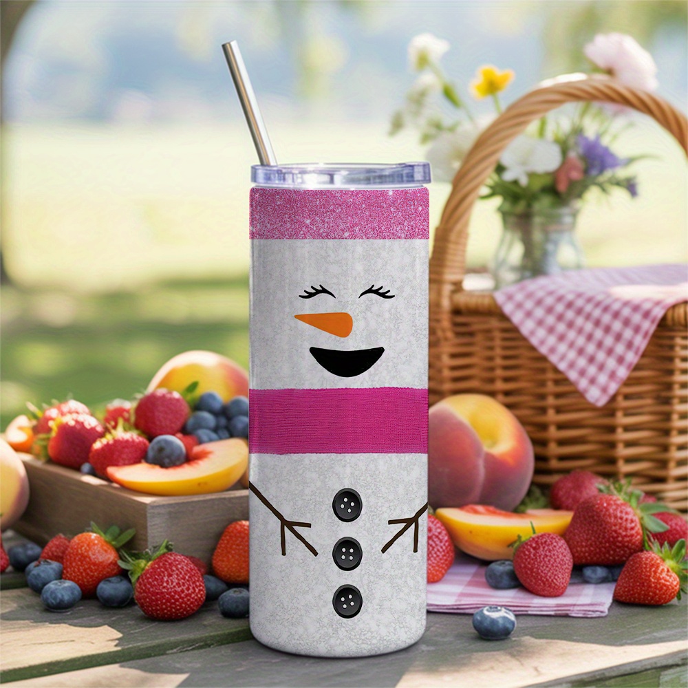 Tumbler 20Oz White - 1 adet Büyük 20oz Termal Bardak,