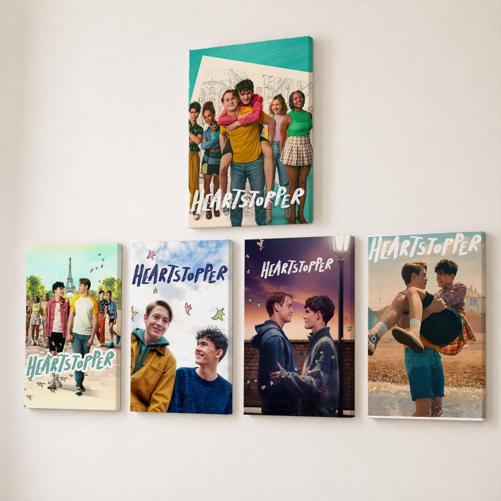 Canvas Wrap Ready - TV Hot H-Heartstopper Film Tablosu Kaligrafi