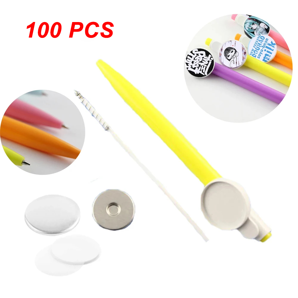 Button Badge Blank - 25mm Rozet Düğmesi Parçaları 100 ADET