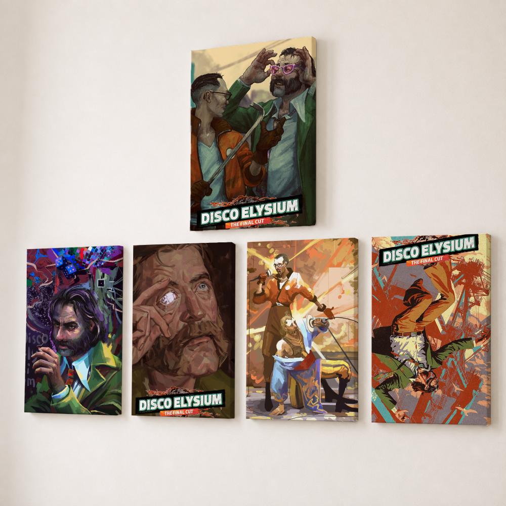 Canvas Wrap Ready - D-Disco Elysium Sıcak Video Oyunu Tablosu
