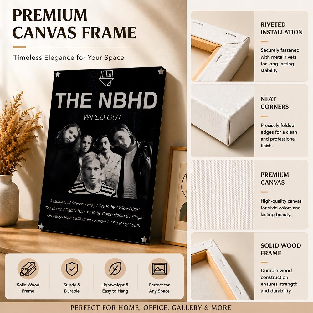 Rock Grubu The N-Neighborhood  - Canvas Wrap Ready incelemesi ve fiyatı