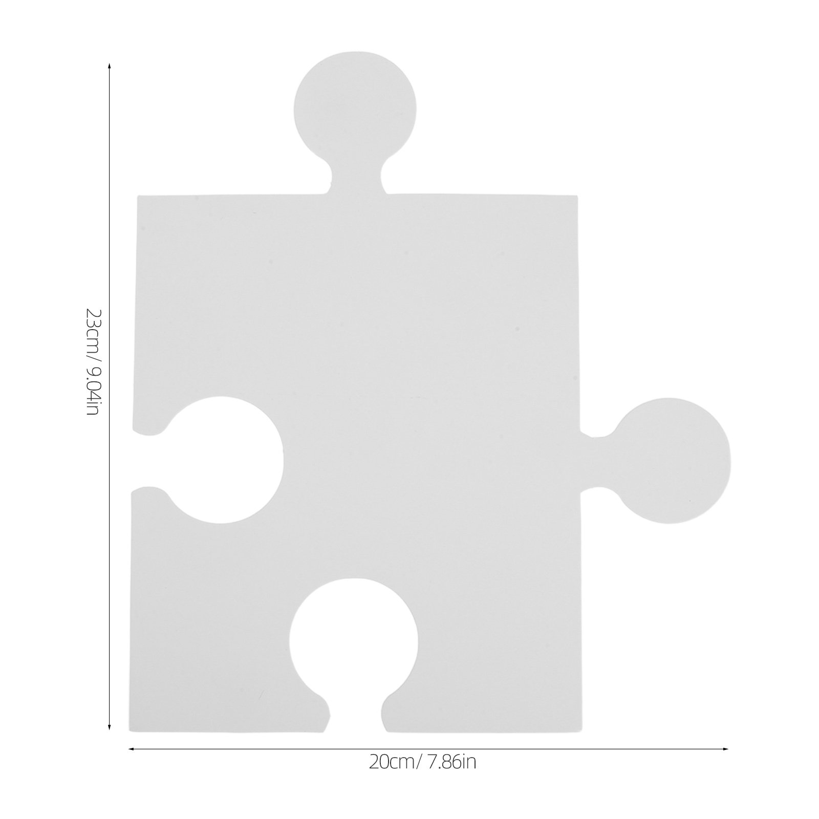 60 Adet Büyük Beyaz Yapboz Par - Puzzle Blank White incelemesi ve fiyatı
