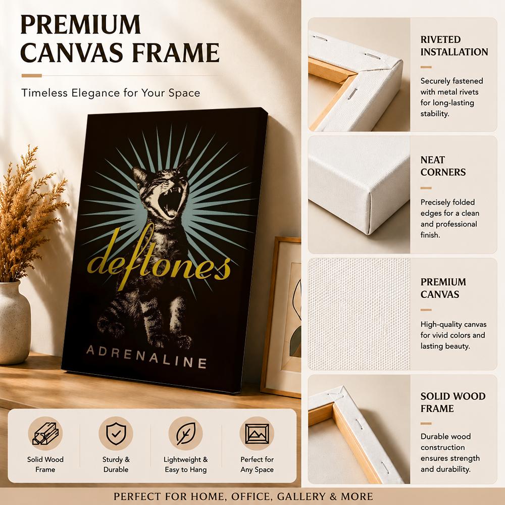 Rock Grubu D-Deftones Tablosu  - Canvas Wrap Ready incelemesi ve fiyatı
