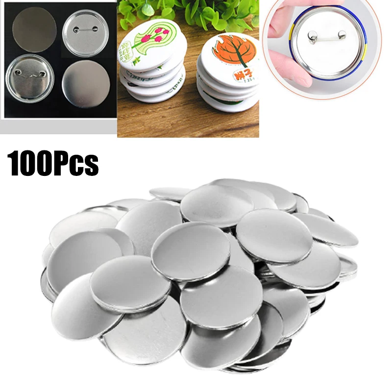 100 adet Boş Rozet Pin Düğme Y - Button Badge Blank incelemesi ve fiyatı