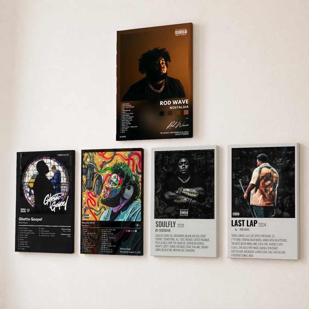 Rapçi Şarkıcı R-Rod Wave Resim - Canvas Wrap Ready incelemesi ve fiyatı