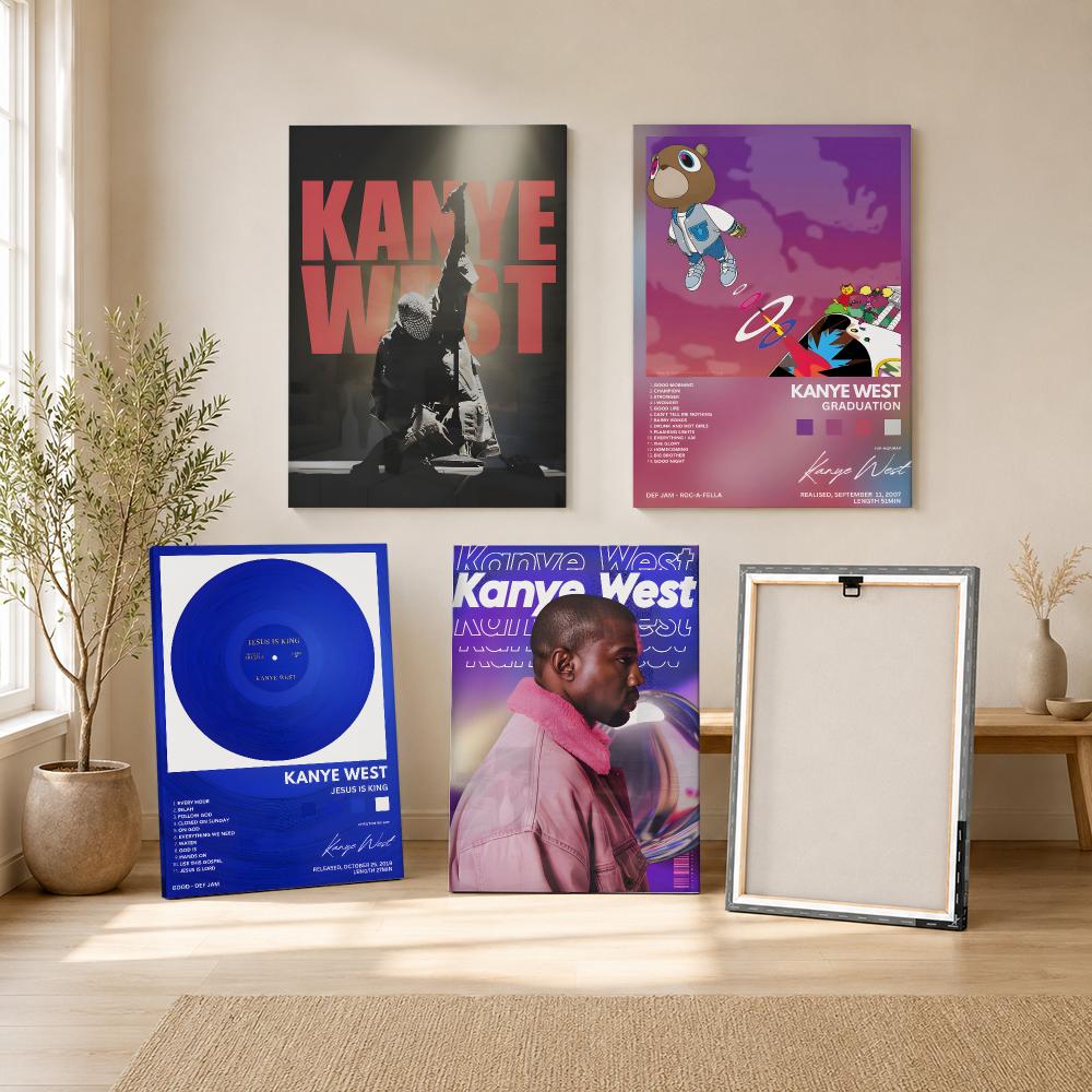 Rapçi Şarkıcı K-Kanye West Tab - Canvas Wrap Ready incelemesi ve fiyatı