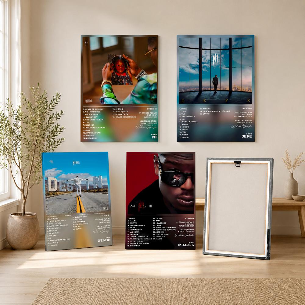 Şarkıcı Rapçi N-ninho Tablosu  - Canvas Wrap Ready incelemesi ve fiyatı
