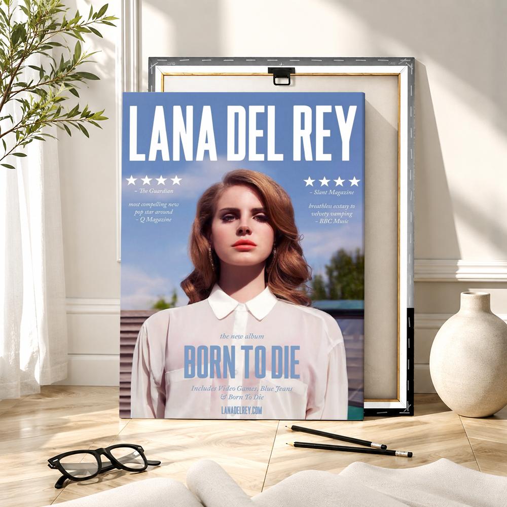 Ünlü Şarkıcı L-Lana Del Rey Ta - Canvas Wrap Ready incelemesi ve fiyatı
