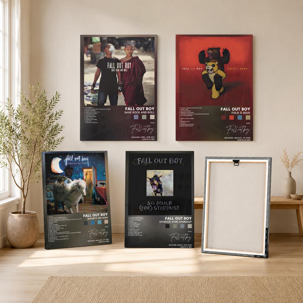 Rock Grubu F-Fall Out Boy Müzi - Canvas Wrap Ready incelemesi ve fiyatı