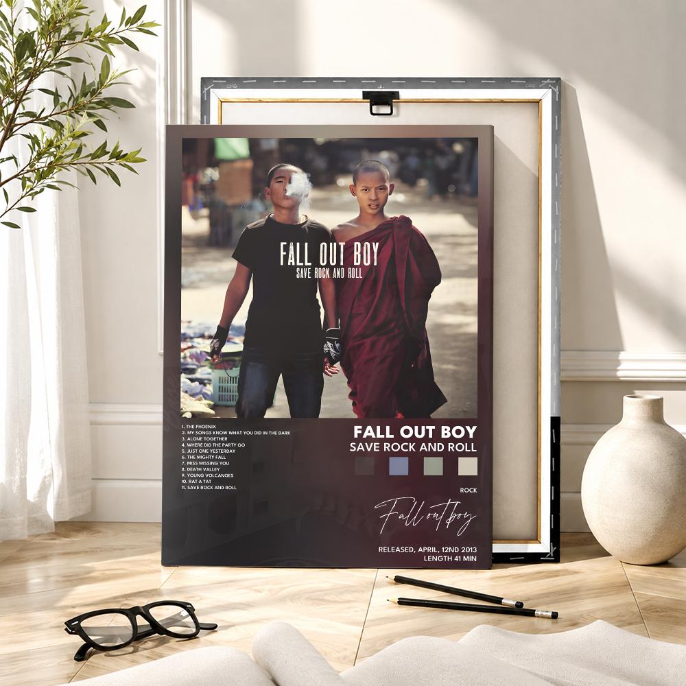 Rock Grubu F-Fall Out Boy Müzi - Canvas Wrap Ready incelemesi ve fiyatı